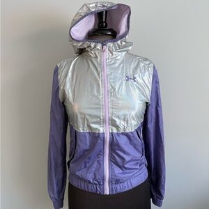 Under Armour Metallic Silver and Lavender Jacket